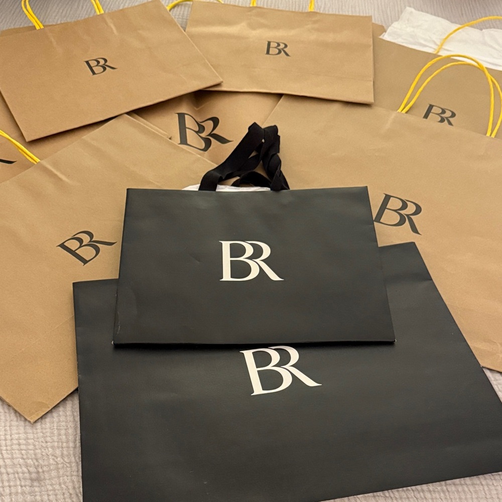 BANANA REPUBLIC 9 “BR” Shopping Bags